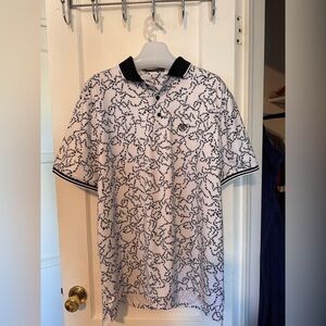 Men’s G Fore XL Fun Print Tech Golf Prep Performance Jersey